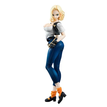 

20cm Anime Dragon Ball Z Glitter & Glamours Android NO. 18 Lazuli Jeans Ver PVC Action Figure Collection Doll Model Toys Gifts