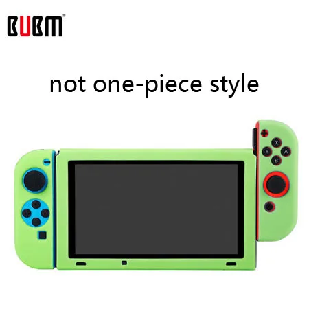 Not One piece Green BUBM силиконовый чехол для переключателя цельный или не цельный цветной защитный чехол для переключателя - Цвет: Not One piece Green