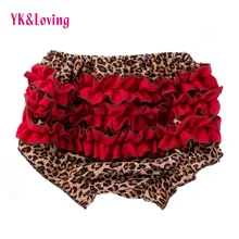 Леопардовые шаровары детские шорты девушки трепал трусики для маленьких девочек короткие Подгузники дети цветок младенцев промах костюм для 3-18 месяцев