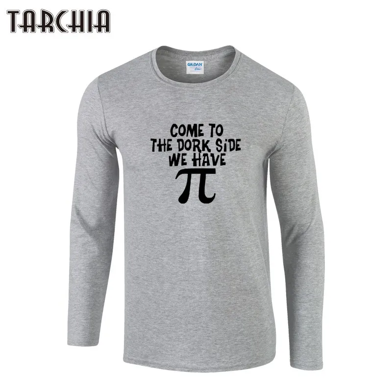 Футболка TARCHIA мужская с надписью COME TO THE DORK SIDE уличная одежда в стиле хип-хоп