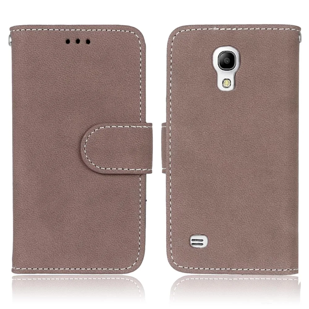 

Flip Wallet Style Case for Samsung Galaxy S4 mini Cases Cover for Samsung S4 mini i9190 Retro Leather Cover with Card Holder Bag