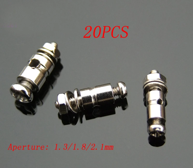 20PCS 1.3mm 1.8mm 2.1mm RC Aircraft Tail Push Rod Quick Adapter Servo