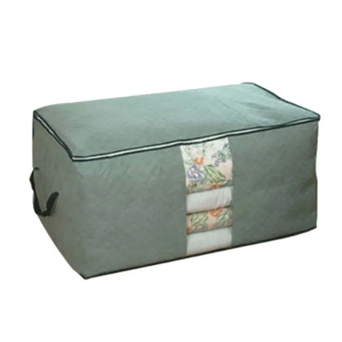 

Hot Sale Storage Bags Bamboo Charcoal Blanket clothing storage bag Quilt storage case Bedding organizer Non-wooven bag