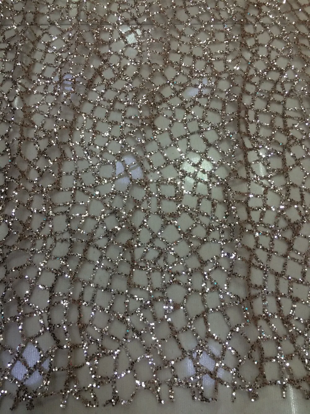 

Красивый 5 ярдов L-141 красивый дизайн блестящая ручная печать блестящая Тюлевая сетчатая кружевная ткань для свадьбы