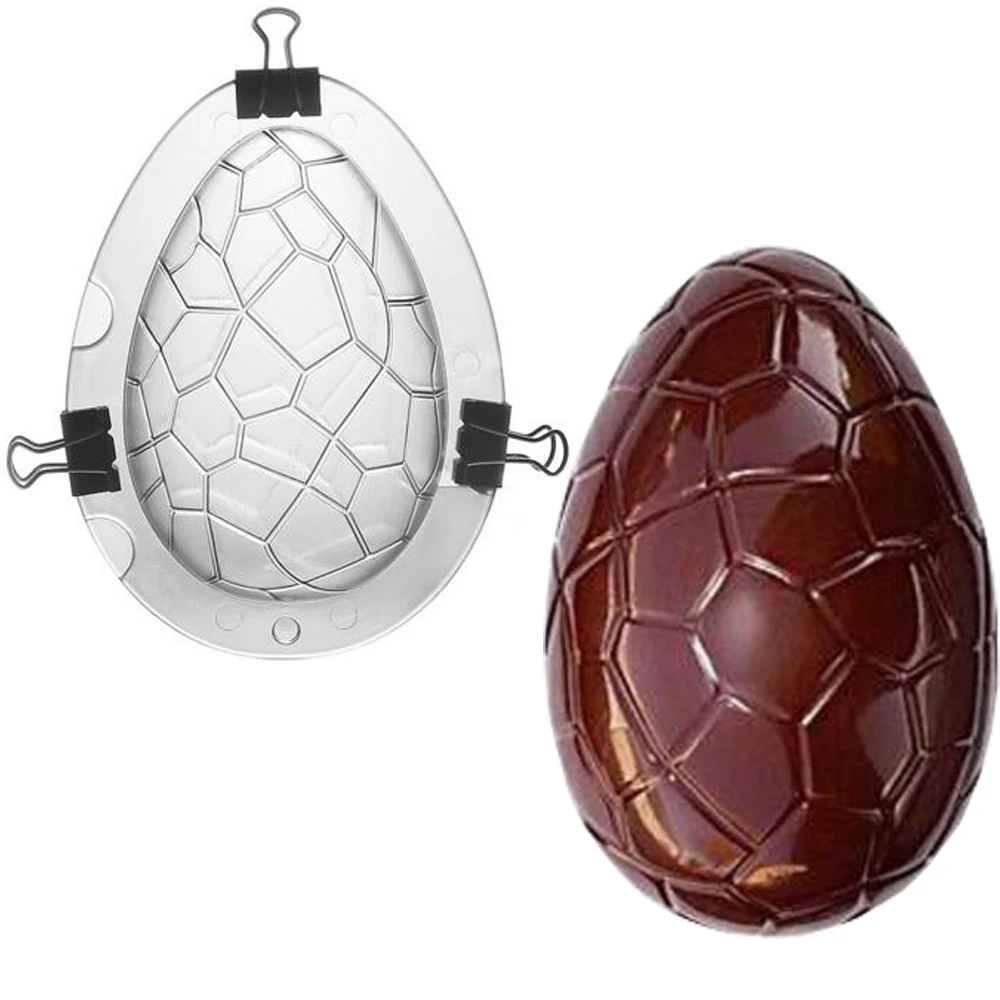 Polycarbonate Chocolate Mold Plastic Chocolate Molds Easter Egg Molde Chocolate Baking Kitchen Accessories Tools