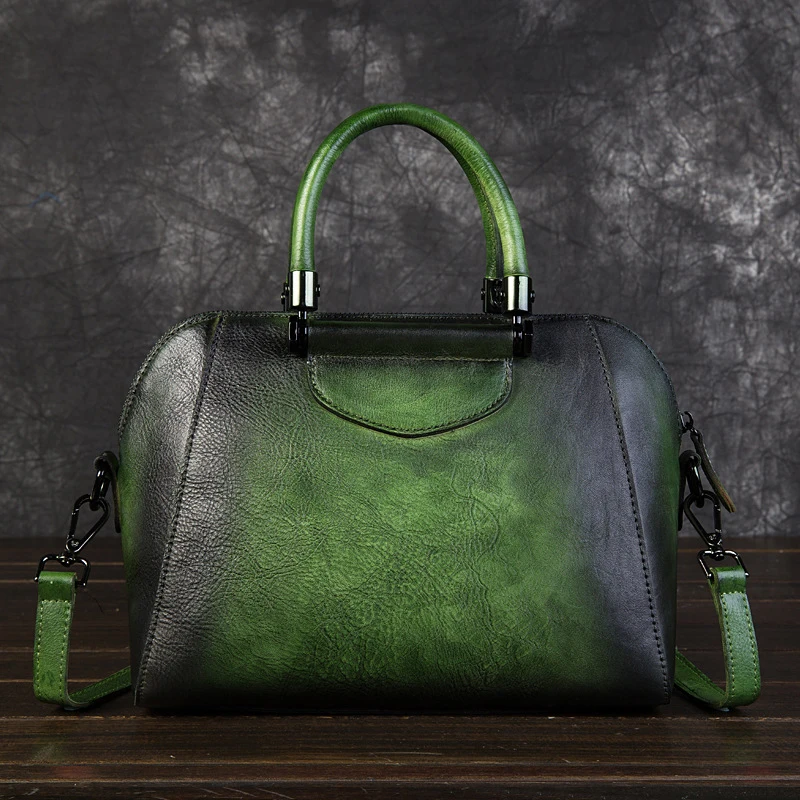 Norbinus женская сумка из натуральной кожи, сумки «кросс-боди» с ручками сверху, Женская винтажная кожаная сумка, сумки через плечо