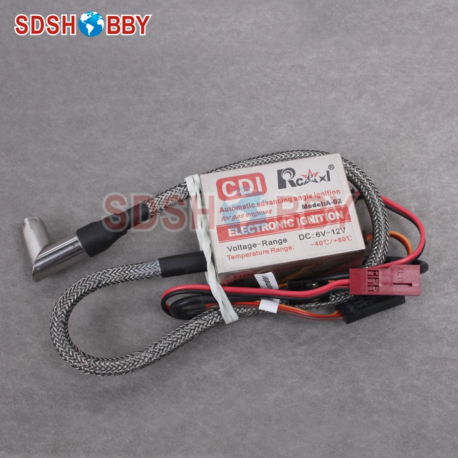 Rcexl Single Cylinder CDI Ignition for ME8 1/4 32 90 degree (A 02 6 12V