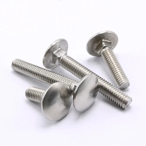 10Pcs M6x(12 80mm Length) Stainless Steel Carriage bolt round head