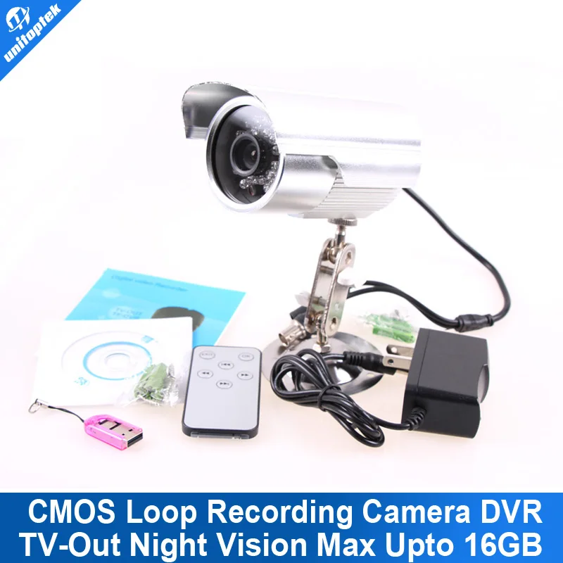 

2015 Upgrade 24 LED IR Security Digital Video Recorder CCTV Waterproof DVR Motion Detection Remote Control Support TF Card