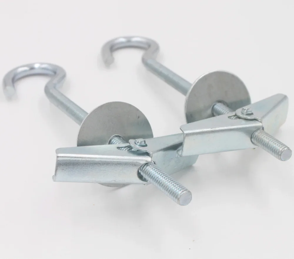 M5 Carbon Steel Plasterboard Ceiling Wall Spring Toggle Hook