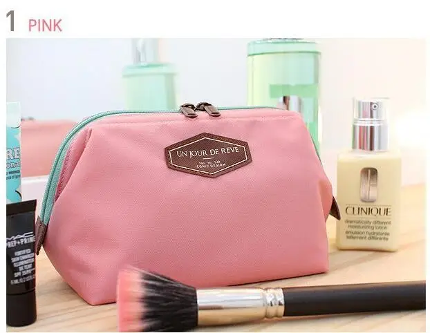 

200PCS/LOT Multi-functional Creative Cosmetic Bag Fashion Cotton Cloth Make Up Bag Portable Cute Wash Bag Organizer Makeup Case