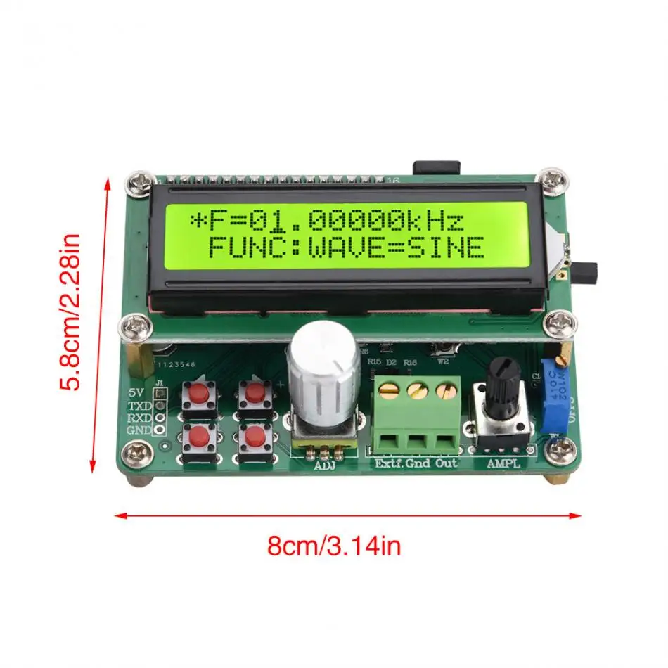 FYE050 AC 100-240 в частотомер произвольной формы DDS функция источник сигнала генератор инструмент аксессуар