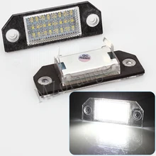 2X Auto HA CONDOTTO Le Luci Targa 12 V Per Ford Focus 2 C-Max accessori Nessun errore Bianco SMD numero di Targa Della Lampada A LED Lampadina Kit