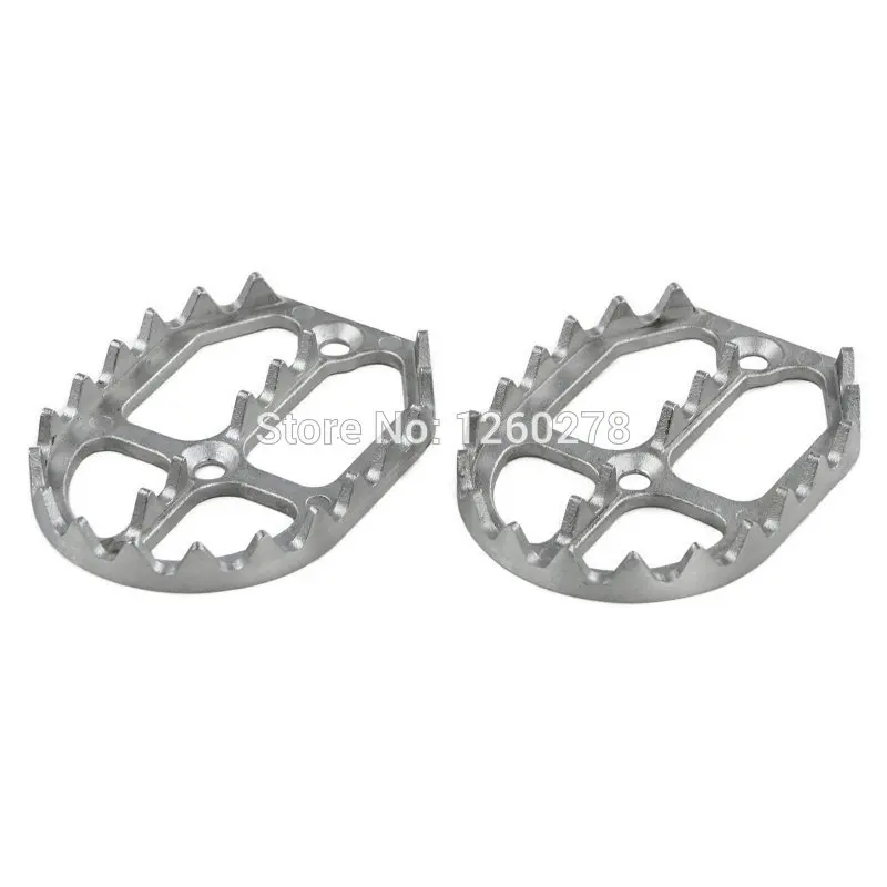 NICECNC зеленый зуб акулы широкий Гонки подножки для Kawasaki KX250 2005-2007 KLX450R 2008 2009 KX250F/450F 2007