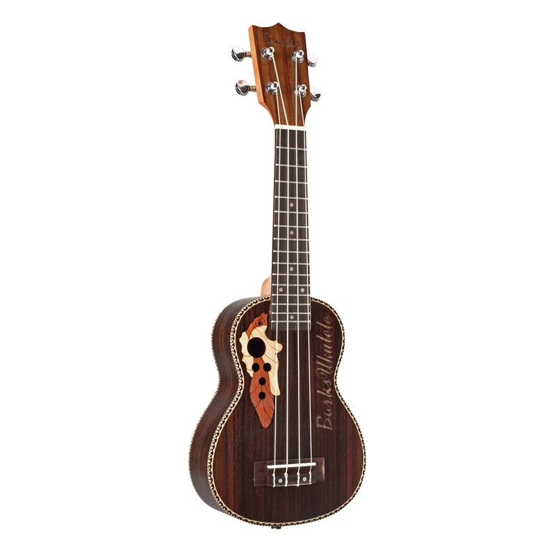 

Burks Ukulele Concert Ukulele 23 Inch Rosewood Uku Ukulele With Aquila String Mini Hawaii Guitar Musical Instruments