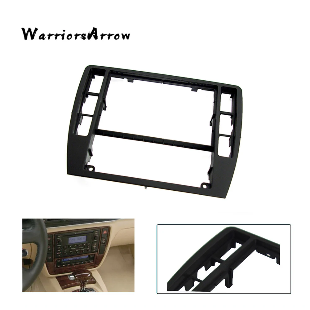 

WarriorsArrow Black Dashboard Center Console Bezel Panel Radio Face Trim Frame Surround For VW Passat B5 2001 2005 3B0858069