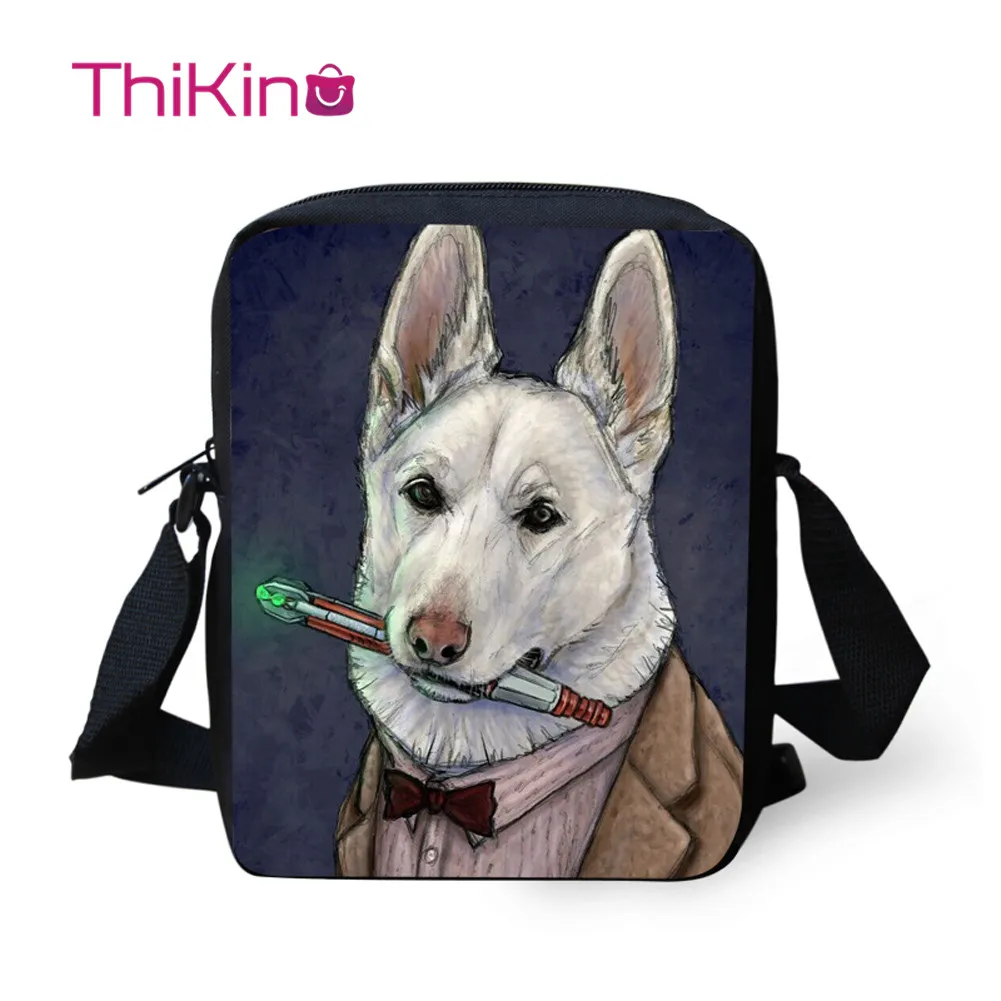 

Thikin Gentle Dressed up Animals Shoulder Messenger Bag Crossbody Phone Bag for Boys Phone Bag Shopping Bags Mochila Infantil
