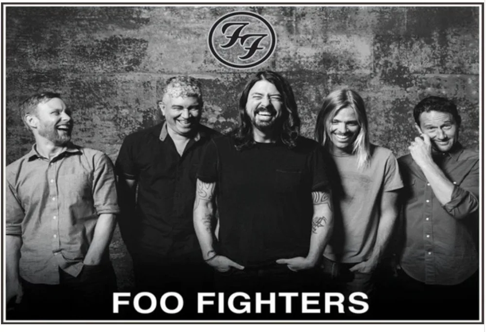 

Custom Canvas Wall Decoration Dave Grohl Poster Foo Fighters Wall Stickers Rock Band FF Wallpaper Office Sticker Mural #2173#