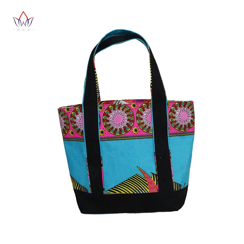 

African Women Bags Black Color Bazin Riche Bag African Jacquard Garment Fabric Handbags 100% Cotton African Bag WYB414