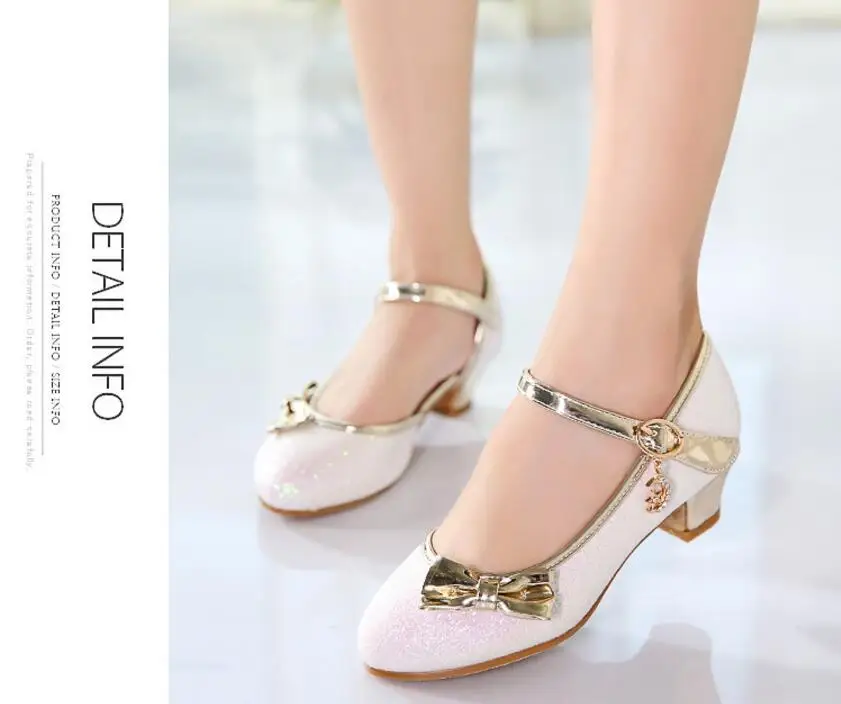 Girls high-heeled shoes-20