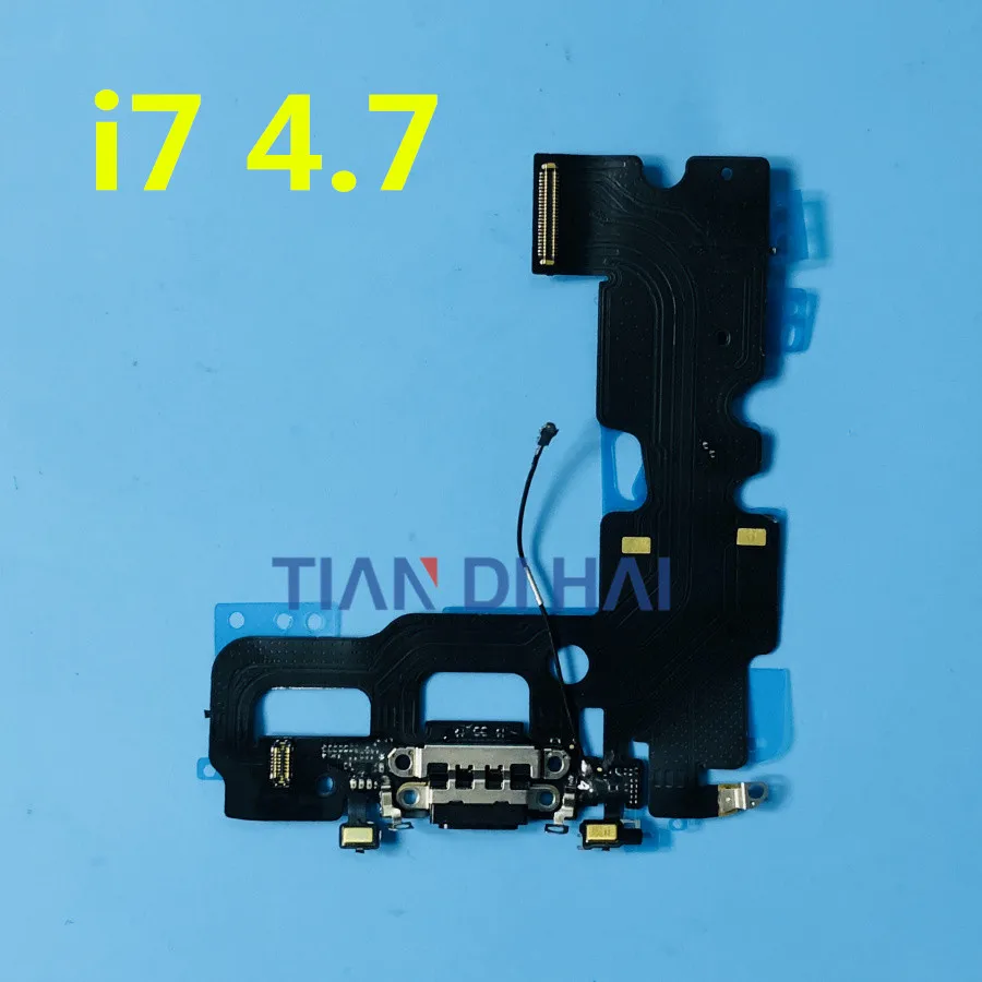 

A+ Quality Charging Port USB Charger Dock Connector with Microphone Antenna Flex Cable Replacement Parts For iPhone 7 7G 4.7''