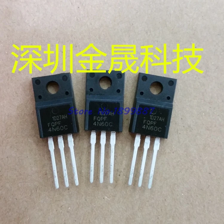 

10pcs/lot FQPF4N60C TO-220 4N60C 4N60 TO220 new MOS FET transistor In Stock