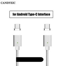 CANDYEIC 100 см usb type-C Магнитный кабель для Xiaomi 6 5 Mix2 Mix 5S/plus 5c Note2 5x Note3 MAX2 Smartisan OS M1/L U2 Pro адаптер