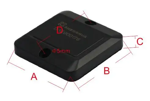 10 шт./лот ABS RFID тег металла EPC Global 54*54*10 мм passvie удобные прочные 860- 960 мГц RFID с задней Стикеры
