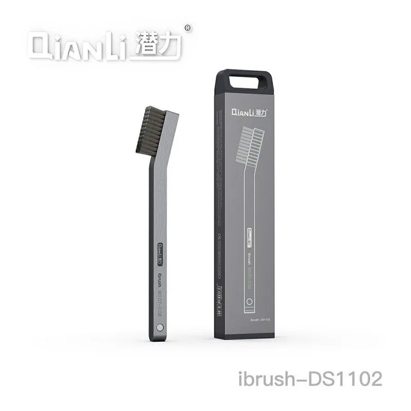 

QianLi IBrush DS1102 High Temperature Resistant Brush Superfine Steel Wire Brush For Phone motherboard Soldering Repair