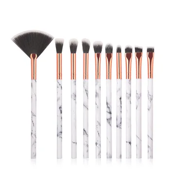

10pcs Elegance Makeup Brush Set Marble Cosmetic Brush