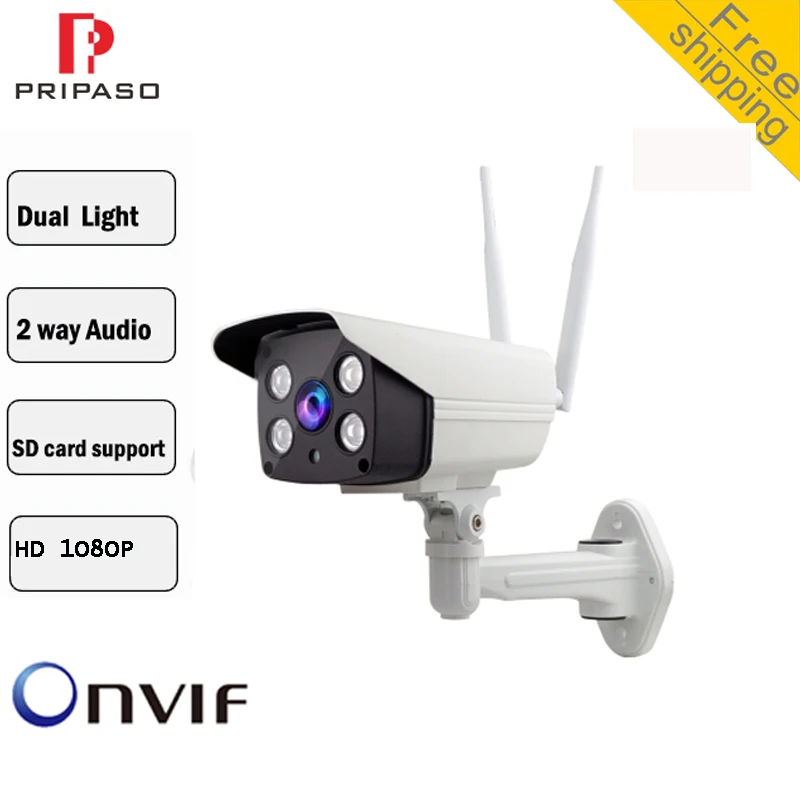 

1080P Dual Light Source WIFI IP Camera 2MP Two Way Audio Full Color Night vision Outdoor Waterproof CCTV Camera