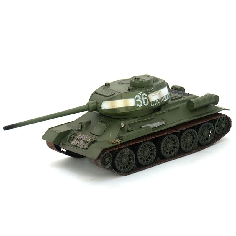 Предварительно построенный 1/72 масштаб T-34 Танк советская T-34-85 Вторая мировая война хобби Коллекционная готовая пластиковая модель