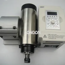 CNC Комплект шпинделя ER16 1.5KW воздушного охлаждения шпинделя+ 1.5KW VFD инвертор+ поддержка шпинделя
