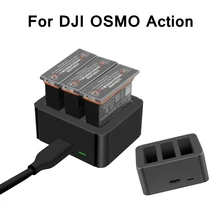 Литиевая батарея Интеллектуальная зарядная коробка Адаптер для dji OSMO Action Sport Camera USB