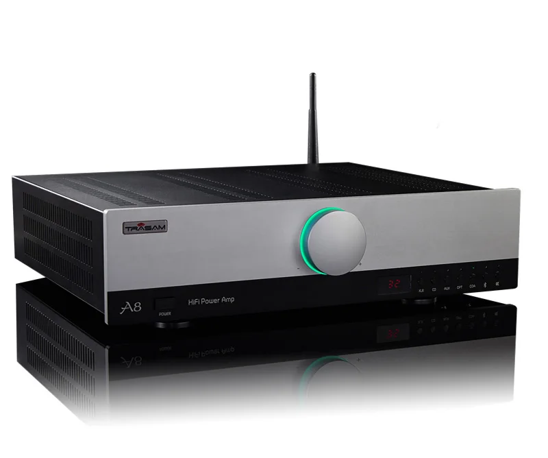 A8 HiFi 2.0 amplifier with remote control wireless Bluetooth fiber coaxial balanced input automatic audio repair