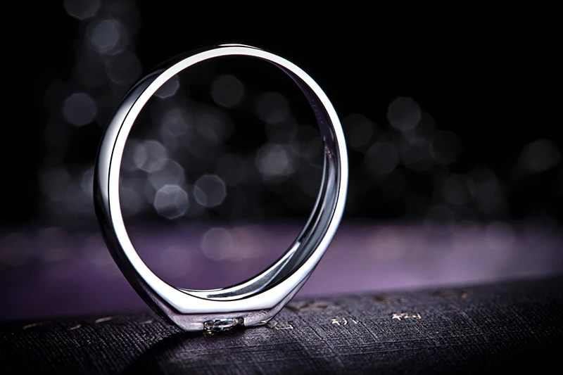 ZOCAI ценит привязку натуральное 0 15 CT сертифицированное H / SI бриллиантовое