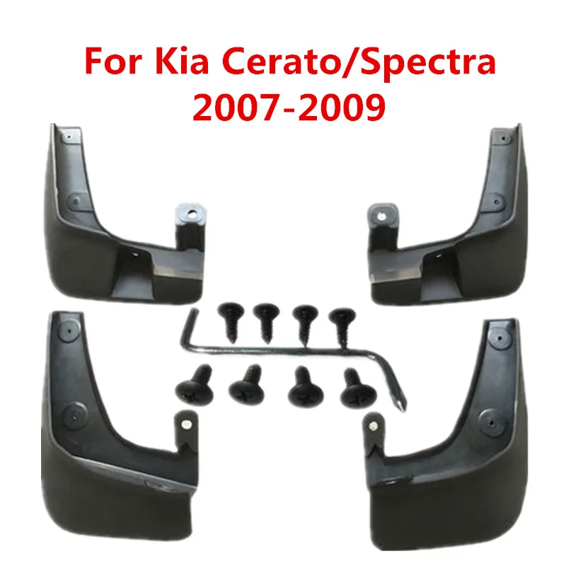 

Car Mudflaps Splash Guards Mud Flap Mudguards Fender For Kia Cerato/Spectra 2007 2008 2009 Car Styling Accessories