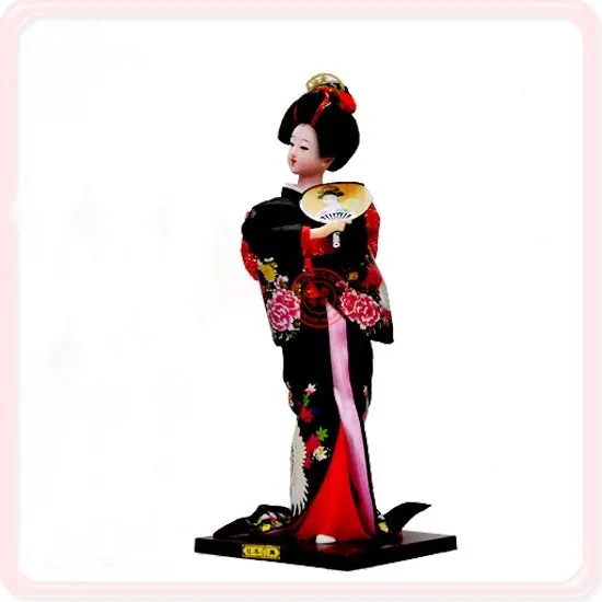 Collectible Dolls Japanese Geisha Doll 12 inch Chinese Silk Traditional