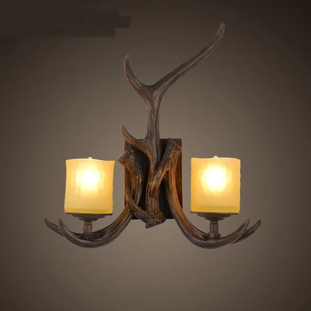 Industriële wind hars gewei muur lampen Nordic woonkamer zolder tuin ... Industriële wind hars gewei muur lampen Nordic woonkamer zolder tuin ...