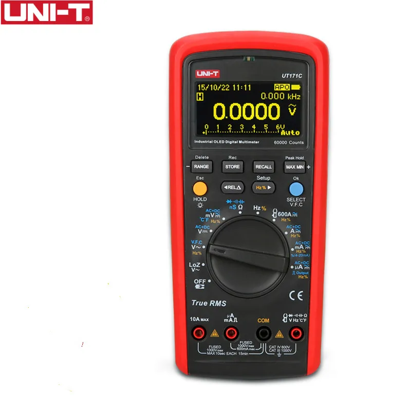US $252.86 UniT Ut171c Industrial True Rms Digital Multimeters AdmittanceResistance Tester