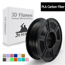 Novo 2019 3D PLA Impressora de Filamento 1.75 milímetros 2.2lb Fibra De Carbono com Tolerância de +/-0.02mm Para Crianças DIY presente Pintura Projeto