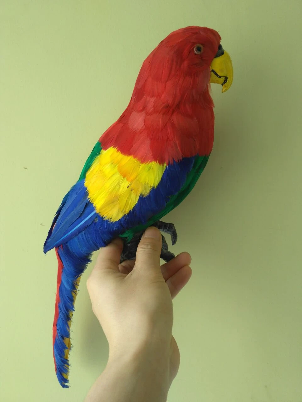 シミュレーションオウムモデル手芸プラスチック 毛皮大45 センチカラフルなオウム ホームガーデン装飾家具ギフトd1412 Fur Fur Gift Giftsparrots Parrots Parrots Aliexpress