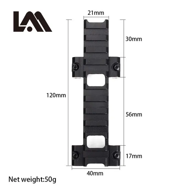 Крепление для Пикатинни 20 мм Пикатинни адаптер для страйкбола RMR Red Dot прицел для охотничьего Пикатинни