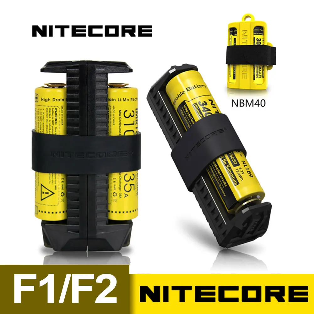 

NITECORE F2 F1 Flexible Power Bank 2A Smart Li-ion IMR Battery 2 Slots USB Charger Lightweight Portable Power Source Adapter