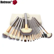 Hotrose Makeup Brushing Brush Set 12/18 pcs Soft Synthetic Professional Cosmetic Makeup Foundation Powder Blush Eyeliner Brushes