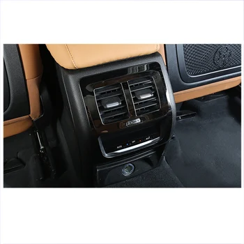 

lsrtw2017 stainless steel car armrest vent trims for bmw x3 2018 2019 2020 g01