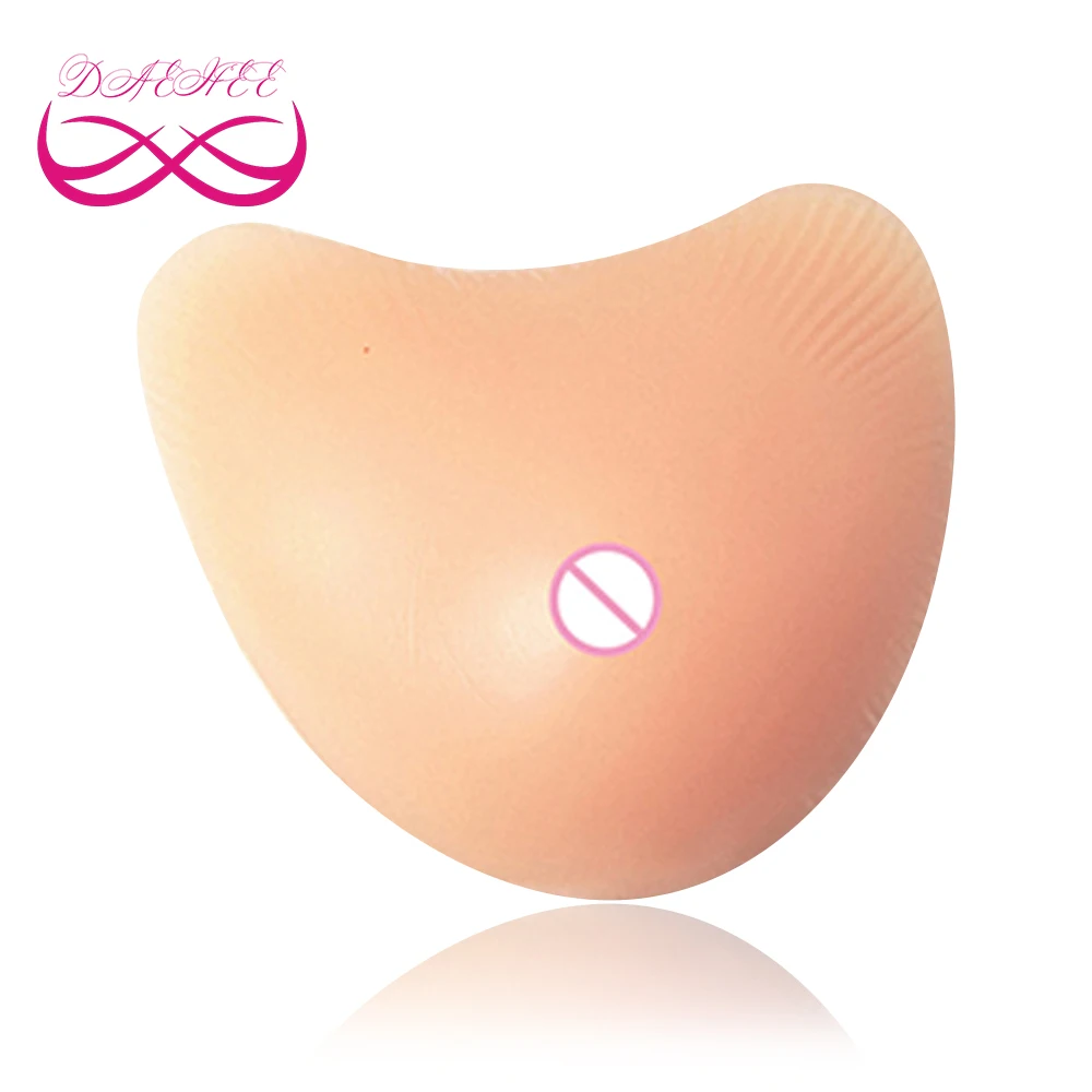 

V Shape 500g/Pair Fake Silicone Breast Form Woman Boob Enhancer Prosthesis Tits Chest For Breast Cancer Mastectomy with Concave