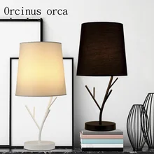 Простая Современная настольная лампа, спальня, гостиная, ткань, искусство, отель, затемнение, креативная модная настольная лампа