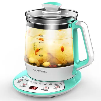 

Stainless Steel Heating Chassis Health Kettle Fully Automatic Multifunction Glass Boiling Teapot Household Electric Kettle