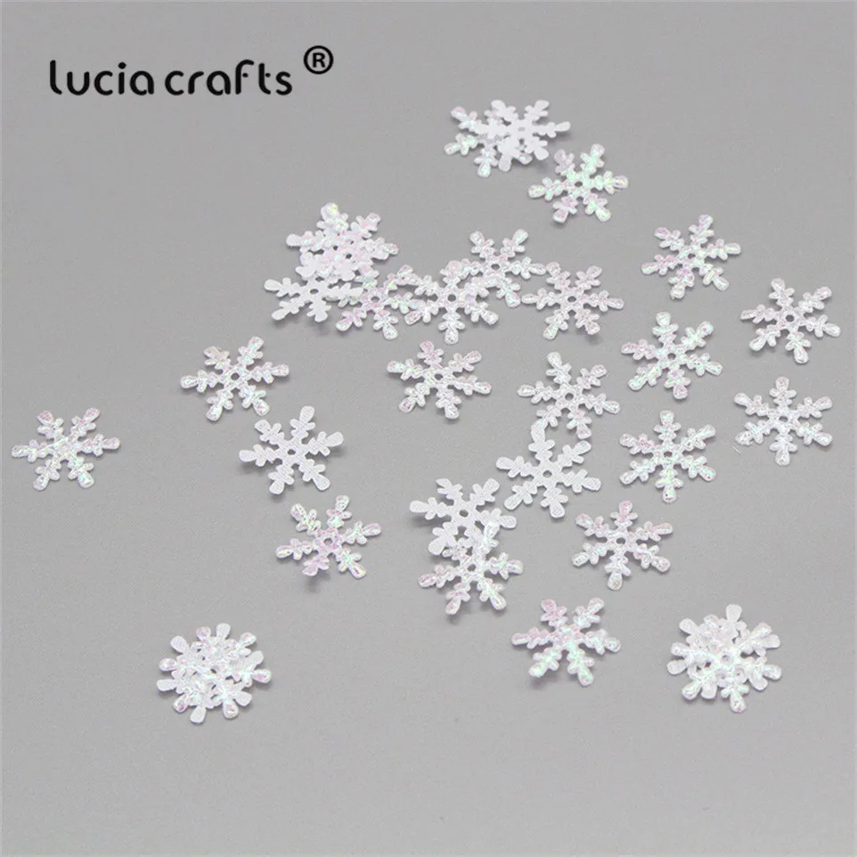 Lucia crafts 5 г/10 г мульти вариант нетканый материал Снежинка для рождественской елки пэтри украшения поставки B1302